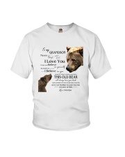 1 DAY LEFT - TO MY GRANDSON FROM GRANDPA BEARS Youth T-Shirt thumbnail