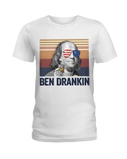 US DRINK BEN DRANKIN Ladies T-Shirt thumbnail