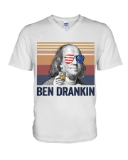 US DRINK BEN DRANKIN V-Neck T-Shirt thumbnail
