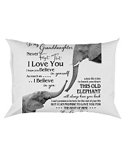 1 DAY LEFT - TO MY GRANDDAUGHTER ELEPHENTS Rectangular Pillowcase thumbnail