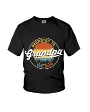 Grandpa promoted to est 2020 Youth T-Shirt tile