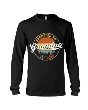 Grandpa promoted to est 2020 Long Sleeve Tee tile