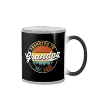 Grandpa promoted to est 2020 Color Changing Mug tile