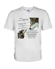 Meine Tochter V-Neck T-Shirt thumbnail