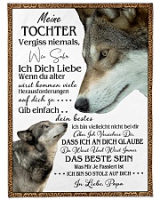 Meine Tochter Large Fleece Blanket - 60" x 80" front