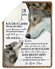 Meine Tochter Large Sherpa Fleece Blanket - 60" x 80" thumbnail