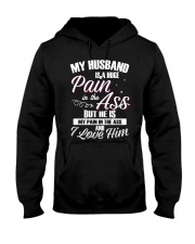 My Husband Is A Huge Pain Hooded Sweatshirt thumbnail