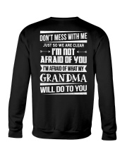 Don't mess with me grandma Crewneck Sweatshirt thumbnail