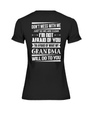Don't mess with me grandma Premium Fit Ladies Tee thumbnail