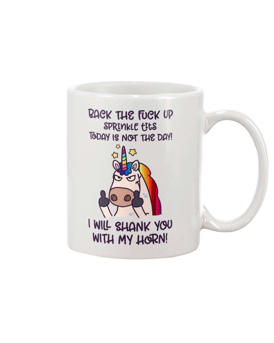 Back The Fck Up Unicorn Mug