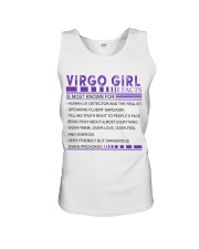 Virgo Girl Unisex Tank tile