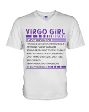 Virgo Girl V-Neck T-Shirt tile