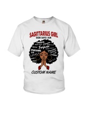 Sagittarius Girl - Personalizable Name Youth T-Shirt tile