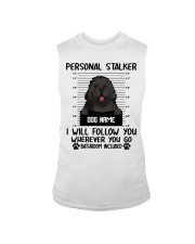 Newfoundland - Personal Stalker - Customizable Dog Name Sleeveless Tee tile