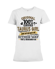 Taurus Girl Premium Fit Ladies Tee tile