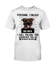 Staffordshire Bull Terrier (Brown) - Personal Stalker - Customizable Dog Name Premium Fit Mens Tee tile