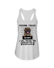 Leonberger - Personal Stalker - Customizable Dog Name Ladies Flowy Tank tile