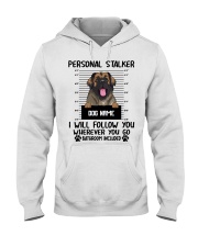 Leonberger - Personal Stalker - Customizable Dog Name Hooded Sweatshirt tile