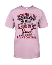 Scorpio Girl Classic T-Shirt front
