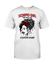 Scorpio Girl - Personalizable Name Premium Fit Mens Tee tile