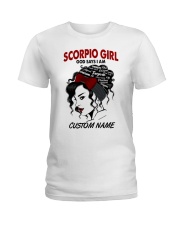 Scorpio Girl - Personalizable Name Ladies T-Shirt tile