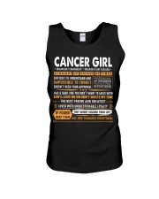 Cancer Girl Unisex Tank tile