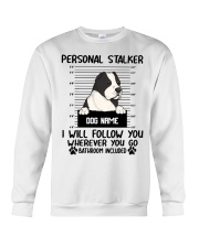 Central Asian Shepherd - Cropped Ears (Brindle) - Cropped Ears (Brindle) - Personal Stalker - Customizable Dog Name Crewneck Sweatshirt tile
