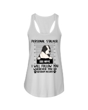 Central Asian Shepherd - Cropped Ears (Brindle) - Cropped Ears (Brindle) - Personal Stalker - Customizable Dog Name Ladies Flowy Tank tile