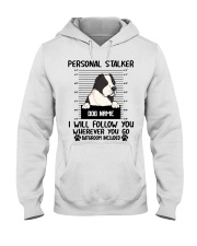 Central Asian Shepherd - Cropped Ears (Brindle) - Cropped Ears (Brindle) - Personal Stalker - Customizable Dog Name Hooded Sweatshirt tile