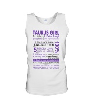 Taurus Girl Unisex Tank tile