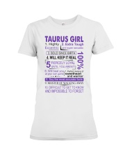 Taurus Girl Premium Fit Ladies Tee tile