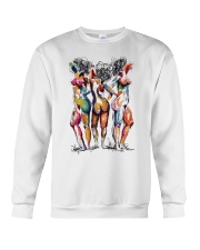 Rainbow Ladies Crewneck Sweatshirt thumbnail