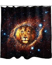 Zodiac Leo Moment Shower Curtain tile