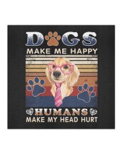 Dogs Make Me Happy Vintage Cloth face mask aos-face-mask-coverlet-lifestyle-front-02