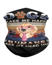 Dogs Make Me Happy Vintage Neck Gaiter thumbnail