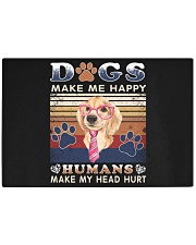 Dogs Make Me Happy Vintage Rectangle Cutting Board thumbnail