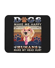 Dogs Make Me Happy Vintage Mousepad thumbnail