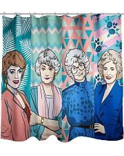 The Golden Girl Fabric Shower Curtain thumbnail