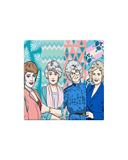 The Golden Girl Fabric Square Magnet thumbnail
