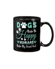 Dogs Make Me Happy Mug tile