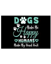 Dogs Make Me Happy Horizontal Poster tile