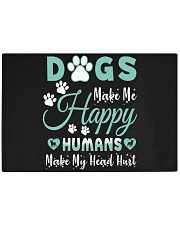 Dogs Make Me Happy Rectangle Cutting Board tile