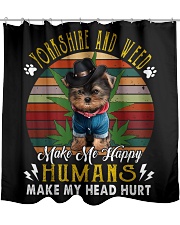 Yorkshire make me happy Shower Curtain tile