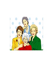 The Golden Girl Cool Square Magnet tile