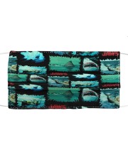 Jaws Fabric Cloth face mask front