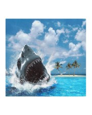 jaws shark Cloth face mask aos-face-mask-coverlet-lifestyle-front-02