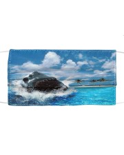 jaws shark Cloth face mask front
