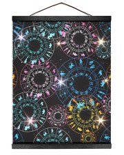 Leo Zodiac Sign 16x20 Black Hanging Canvas thumbnail