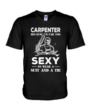 Carpenter I'm Far Too Sexy V-Neck T-Shirt tile