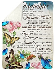 To My Granddaughter Once Upon A Time Sherpa Fleece Blanket tile